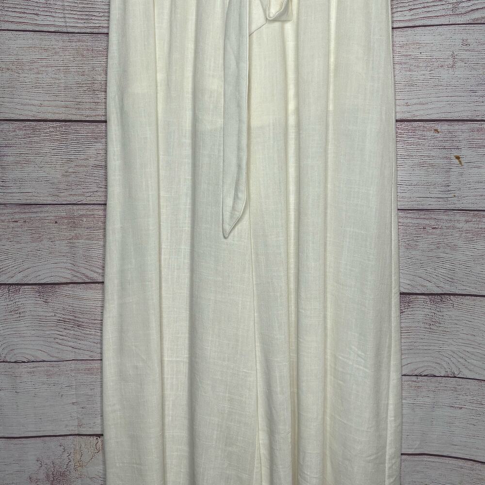 Petal & Pup Cotton Linen Breezy Flared Wide Leg Lightweight Summer Pants Size 4 - Picture 10 of 11